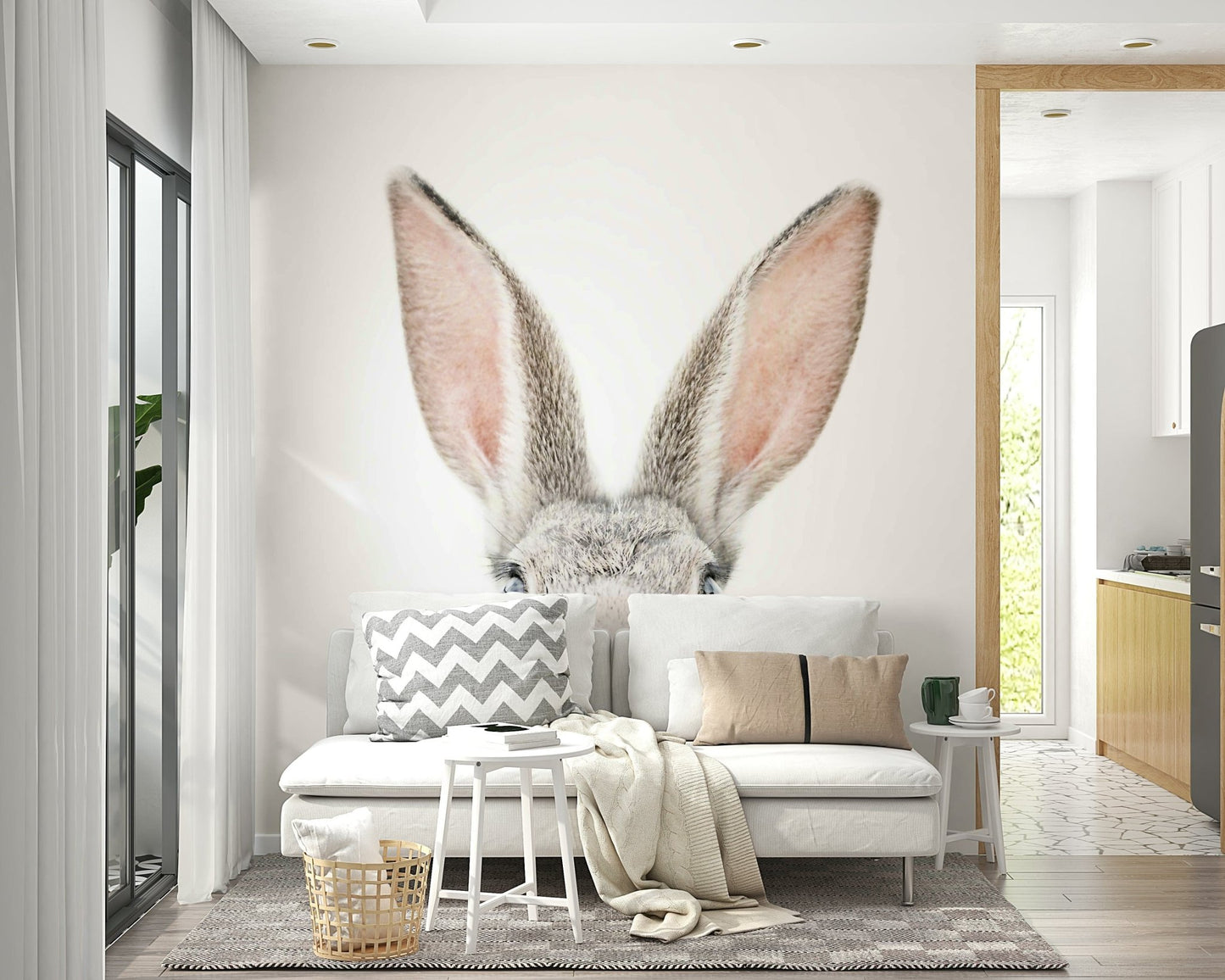 Bunny stare animal wall artwork GD296


