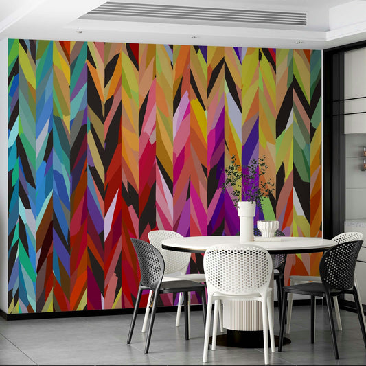 Burst of Color wall mural for vibrant home decor

