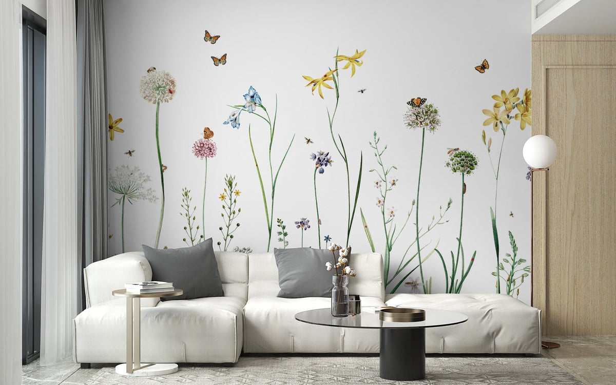 Butterfly Garden Wallpaper Murals SRED07