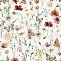 Spring bloom wallpaper for walls soft orange and red