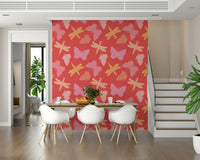Warm tones, bold, energetic Butterfly Wings design.
