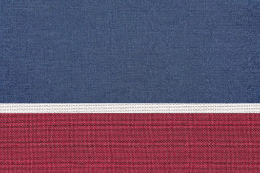 Blue & Red Fabric Texture Wallpaper Mural