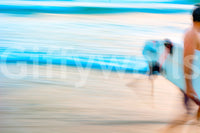 A high-quality serene beach wall mural for walls.

