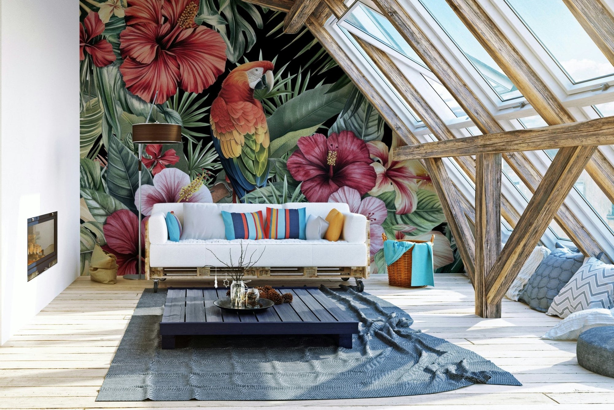 Bygone Era Tropical Dreams Wall Mural, GD2551