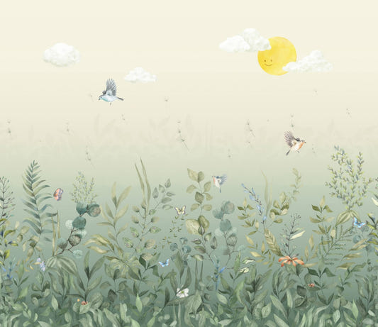 Fluttering Harmony Wall Mural