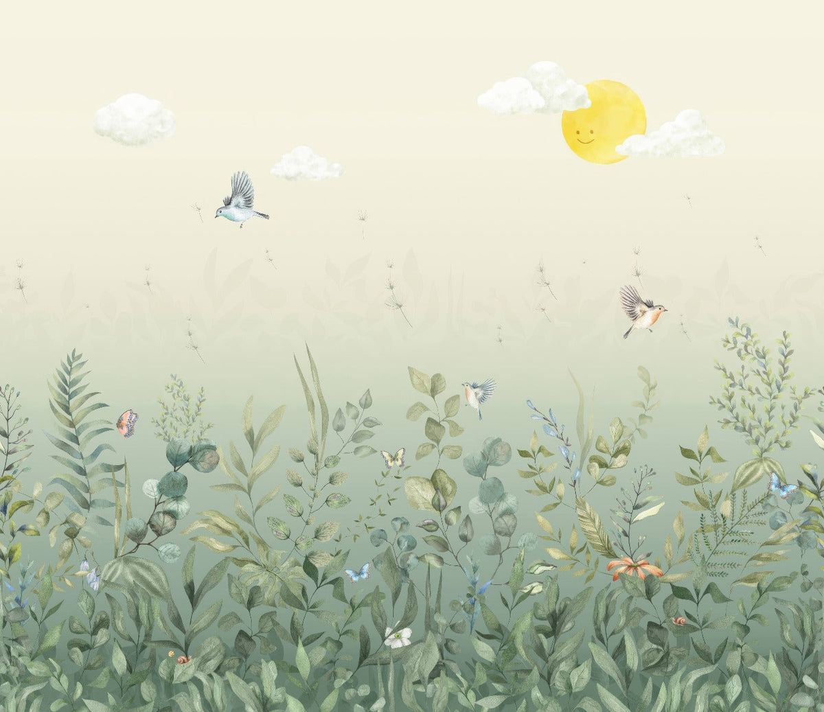 Fluttering Harmony Wall Mural