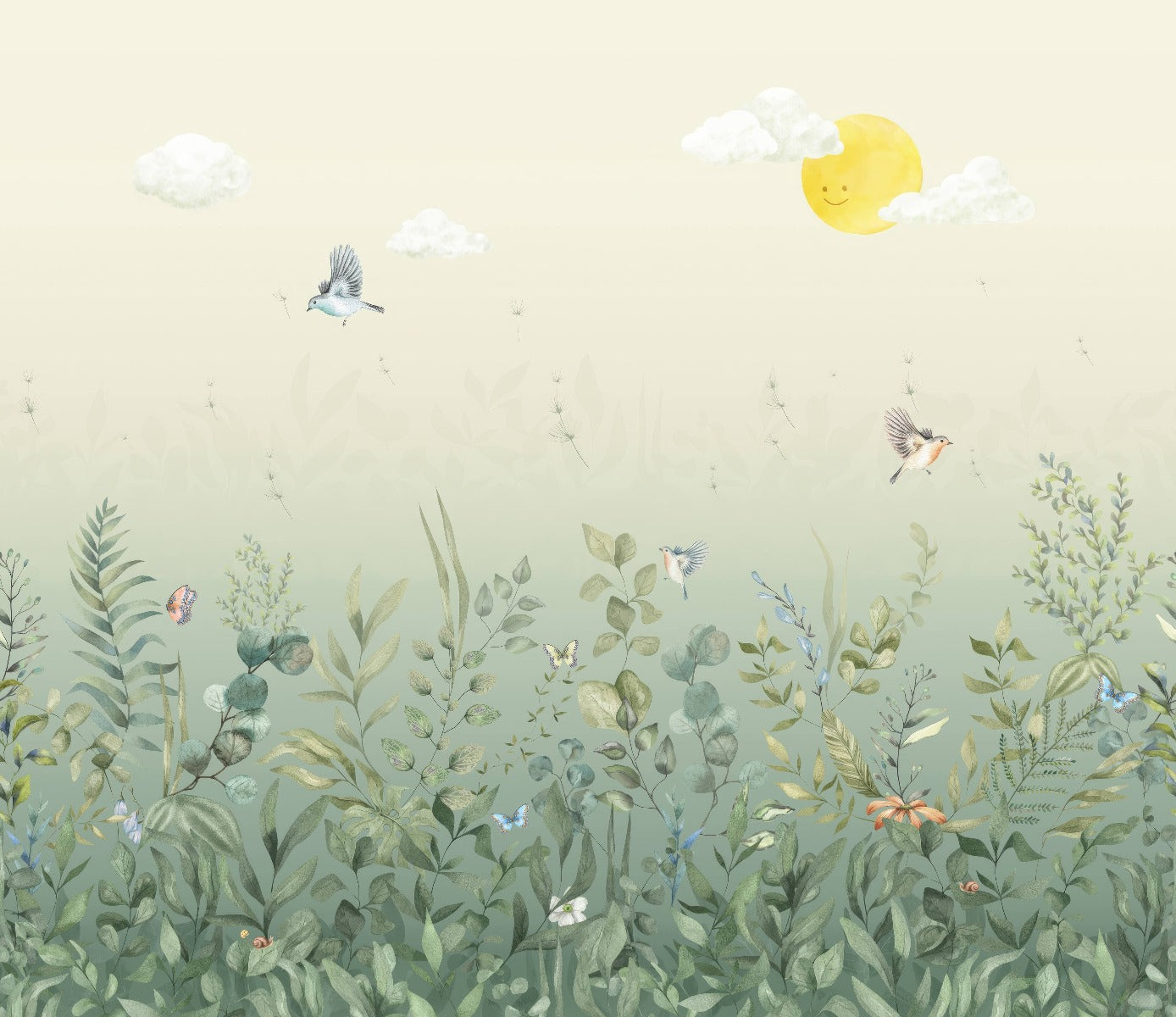 Fluttering Harmony Wall Mural