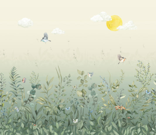 Fluttering Harmony Wall Mural