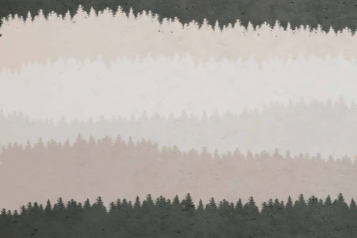 Shaded Timber Illusion Wall Mural