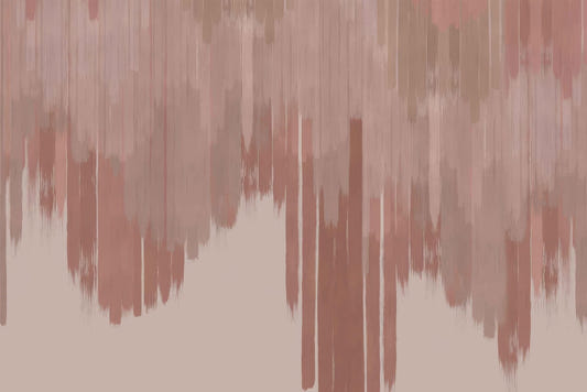 Copper Pink Foliage Wallpaper
