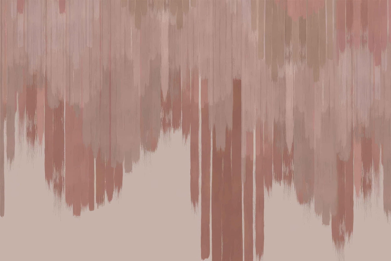 Copper Pink Foliage Wallpaper
