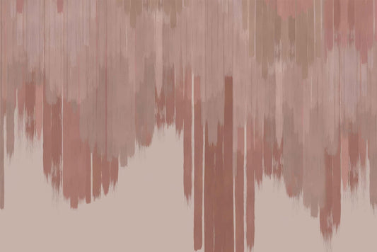 Copper Pink Foliage Wallpaper