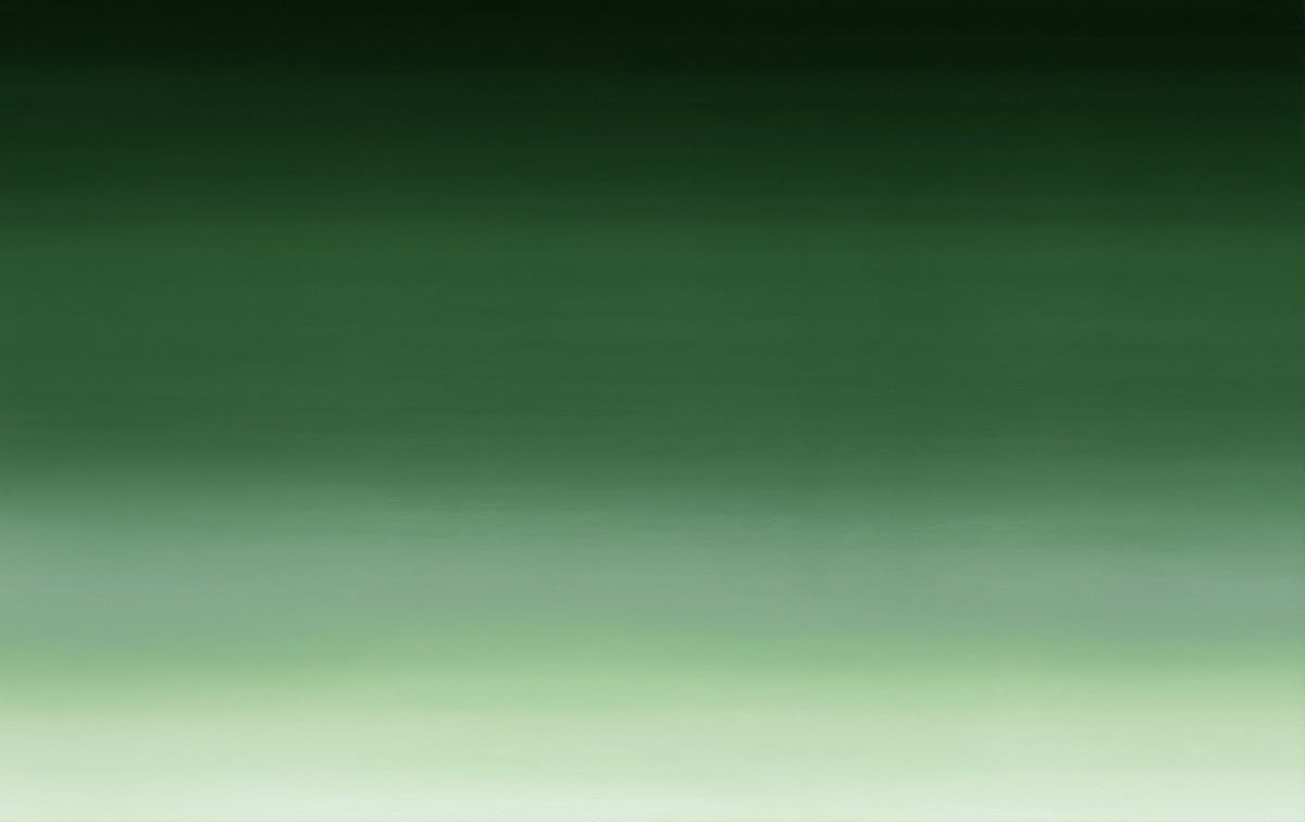 Emerald Whisper Gradient Wallpaper in your room — zoomed