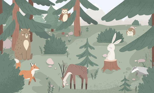 Forest Fables Wall Mural