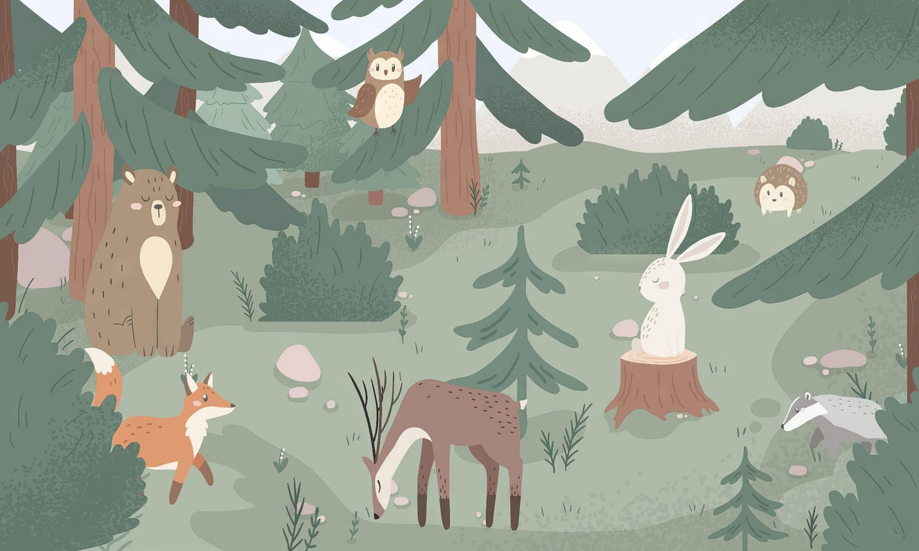 Forest Fables Wall Mural
