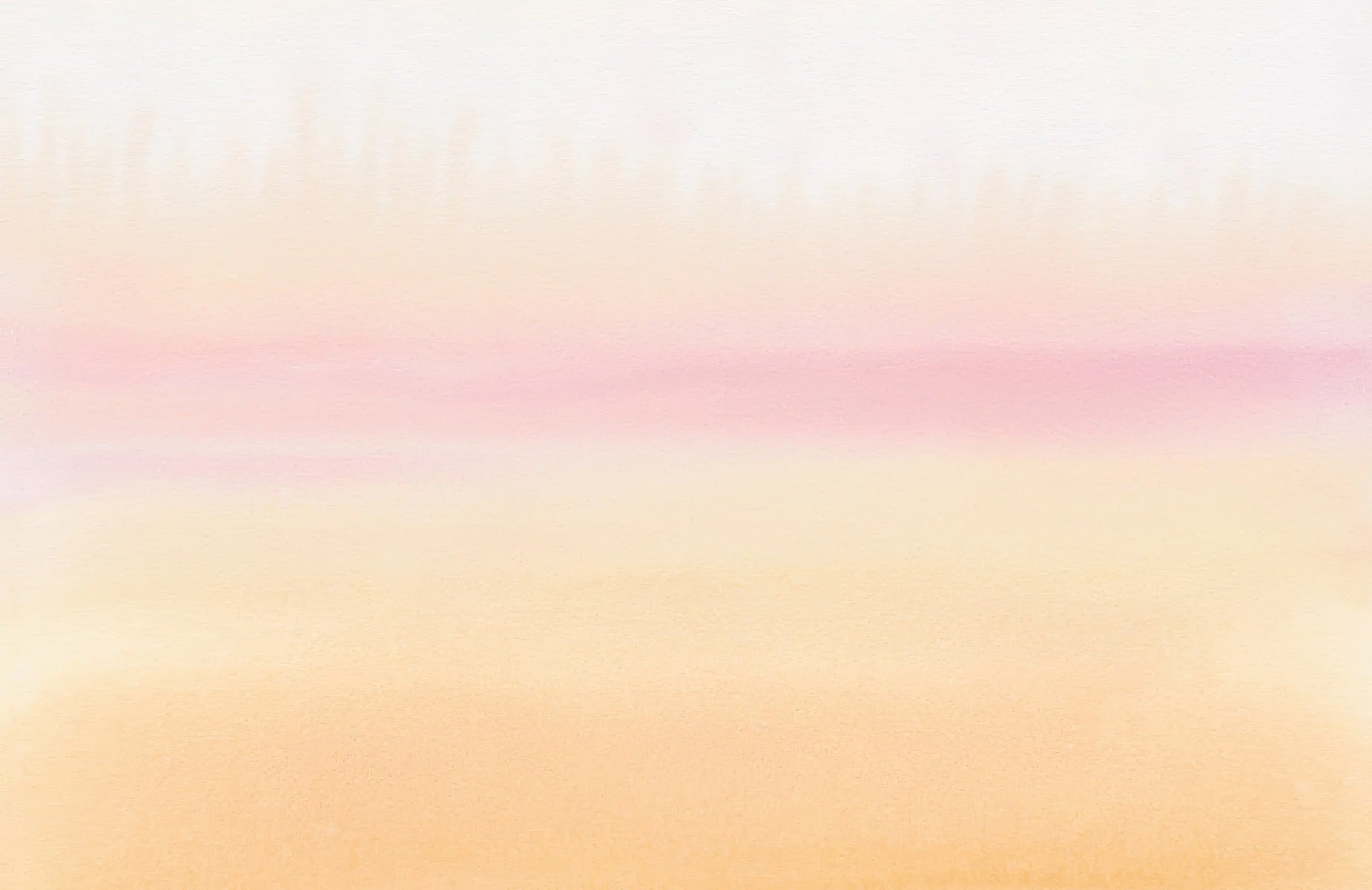 Sunset Watercolor Ombre Wallpaper Mural