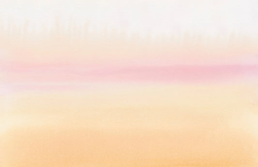Sunset Watercolor Ombre Wallpaper Mural