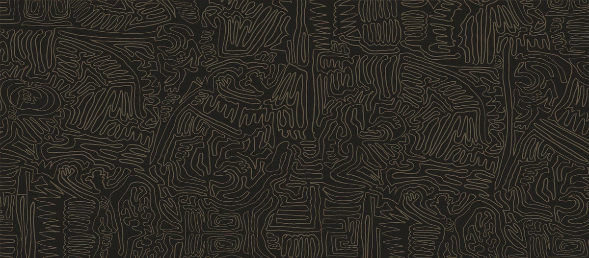 Modern Art Deco Wallpaper Mural in your room — zoomed