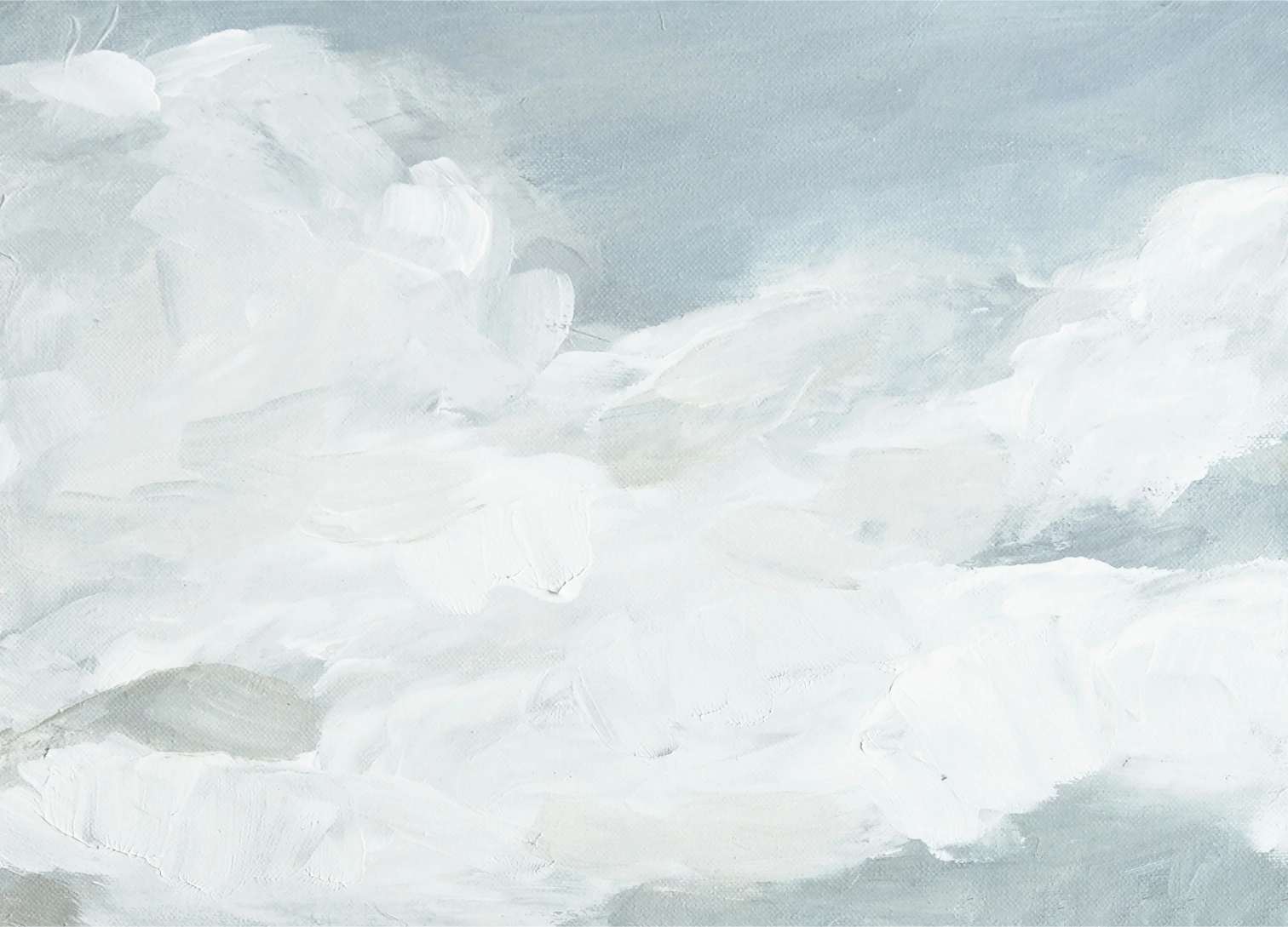 Watercolour Clouds Wall Mural