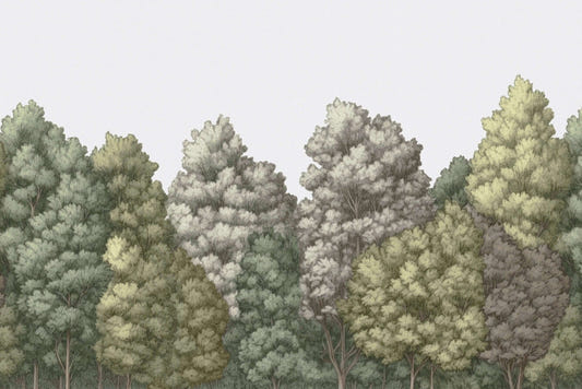 Painted Forest Wallpaper Mural