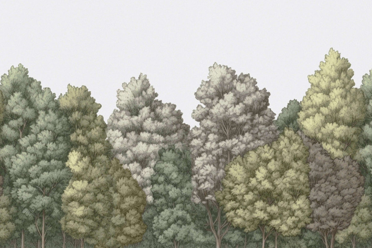 Painted Forest Wallpaper Mural