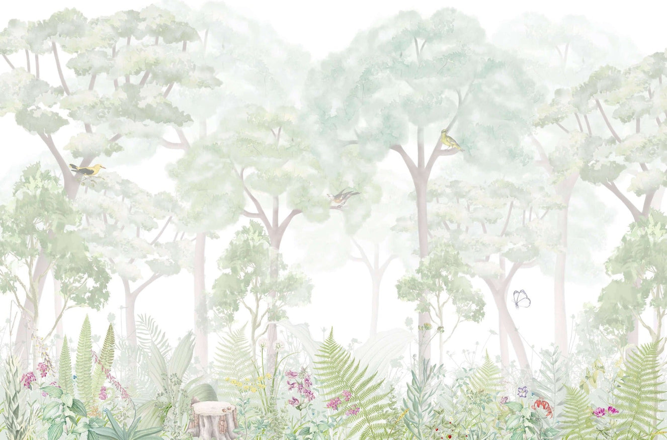 Fantasy Forest Nursery Wallpaper Mural