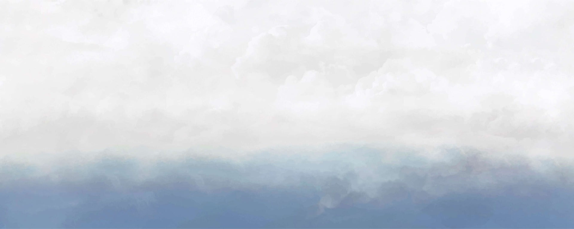 Blue White Sky Wallpaper Mural