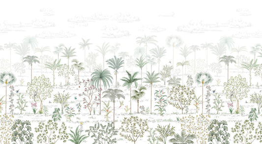 Tropical Jungle Wall Mural