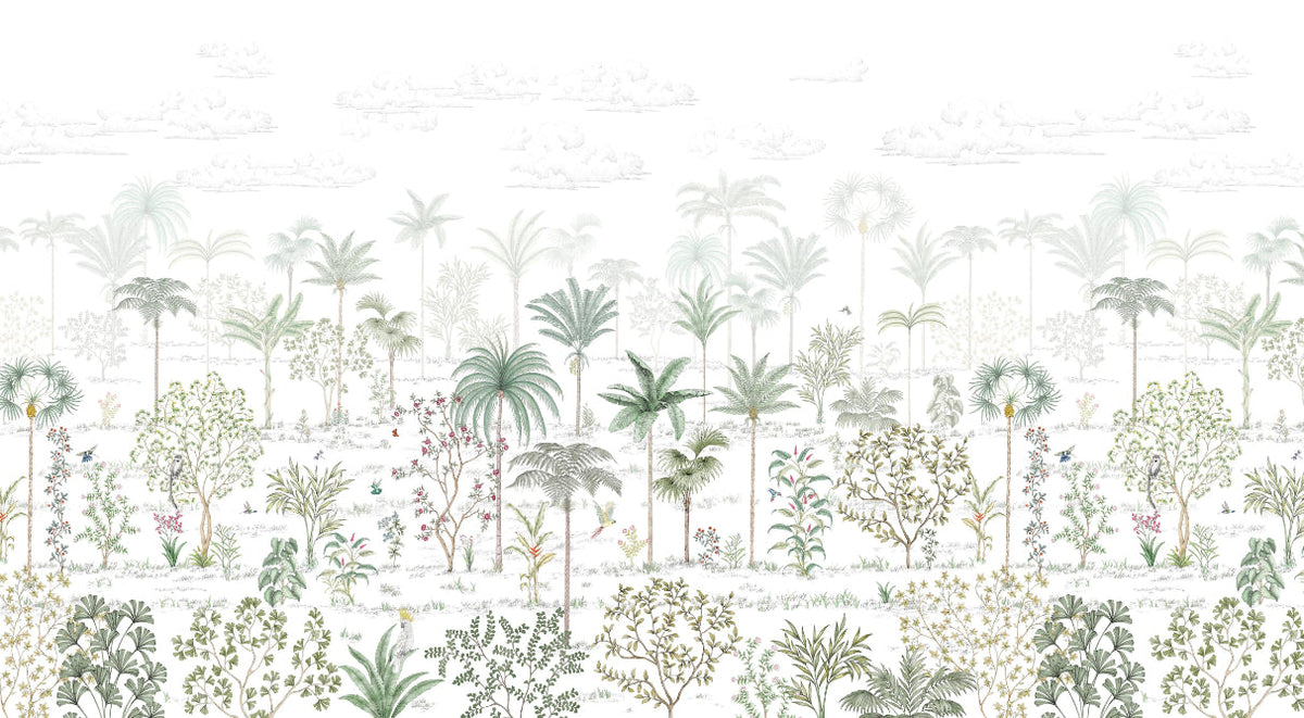 Tropical Jungle Wall Mural