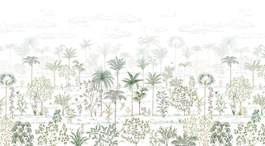 Tropical Jungle Wall Mural