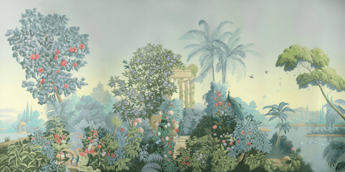 Exotic Paradise Wall Mural in your room — zoomed