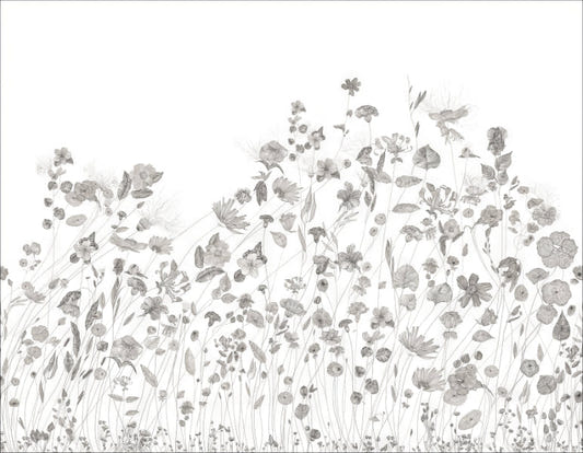 Floral Sketch Wall Mural