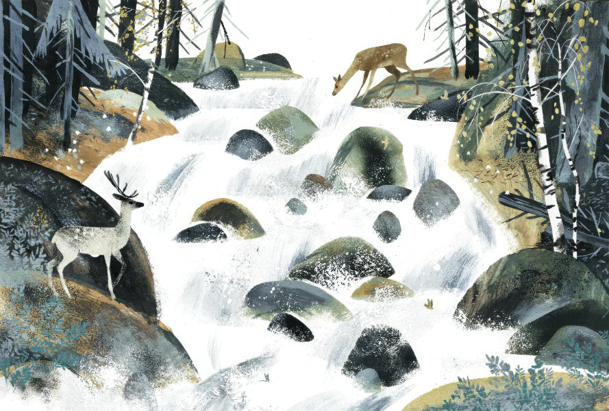 Wilderness Waterfall Wall Mural