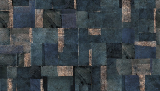 Blue Abstract Wallpaper Mural