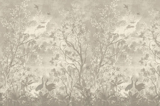 Moonlit Aves Wallpaper Mural