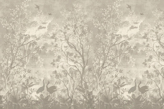 Moonlit Aves Wallpaper Mural