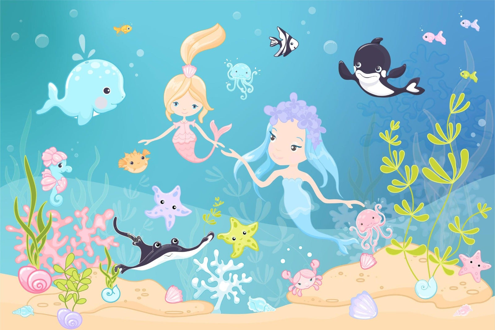 Underwater Adventure Wall Mural