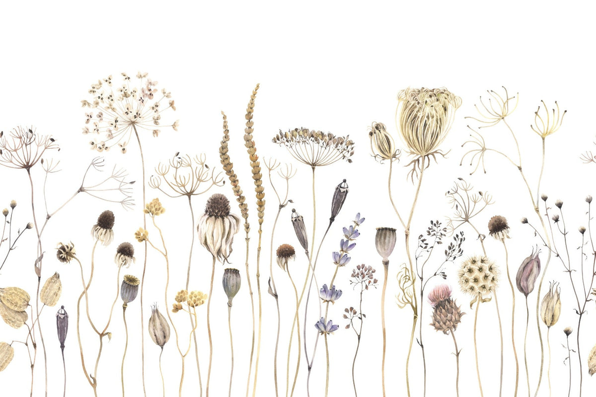 Whispering Meadows Wall Mural in your room — zoomed
