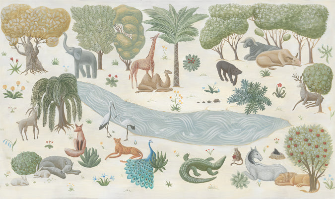 Safari Whispers Wall Mural