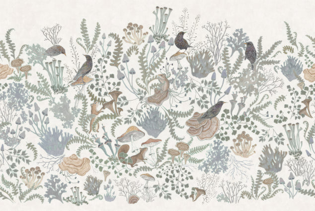 Woodland Harmony Fresco Mural