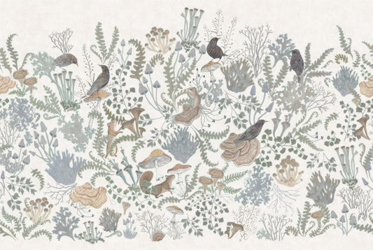 Woodland Harmony Fresco Mural