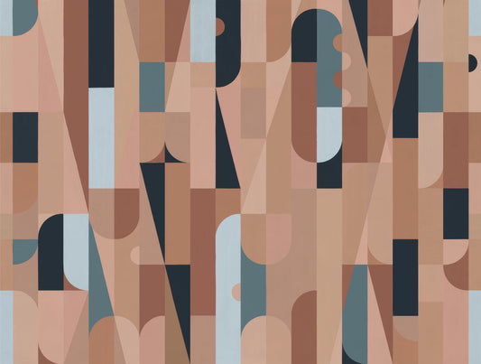 Chromatic Puzzle Wall Mural