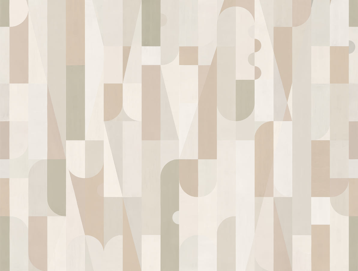 Mosaic Sepia Tones Wallpaper