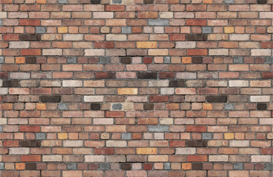 Rustic Charm Brick Mural