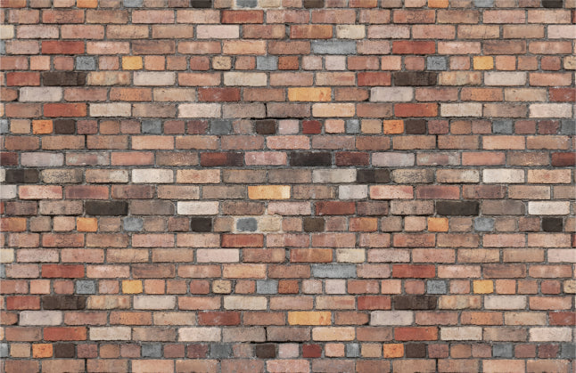 Rustic Charm Brick Mural