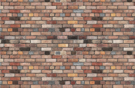 Rustic Charm Brick Mural