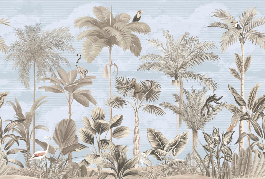 Sepia Treetop Ballet Wallpaper in your room — zoomed