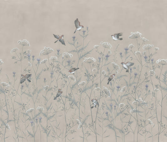 Enchanted Aviary Ballet Mural