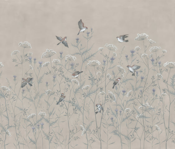 Enchanted Aviary Ballet Mural