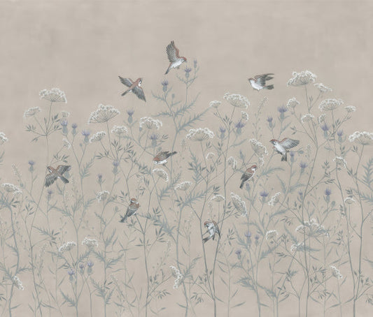 Enchanted Aviary Ballet Mural
